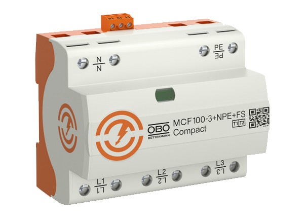 OBO MCF100-3+NPE-FS进口电源浪涌保护器防雷器